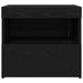 Dulap de noapte cu sertar 2 pcs Stejar Negru 50 x 40 x 45 cm - WALTI WALTI