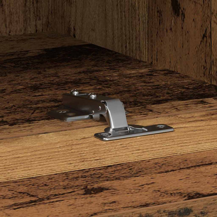 Dulap TV de perete Pe perete 2 pcs Lemn Vechi 100 x 30 x 30 cm - WALTI WALTI