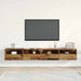 Dulap TV de perete Pe perete 2 pcs Lemn Vechi 100 x 30 x 30 cm - WALTI WALTI