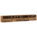 Dulap TV de perete Pe perete 2 pcs Lemn Vechi 100 x 30 x 30 cm - WALTI WALTI