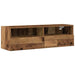 Dulap TV de perete Pe perete 2 pcs Lemn Vechi 100 x 30 x 30 cm - WALTI WALTI