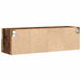 Dulap TV de perete Pe perete 2 pcs Lemn Vechi 100 x 30 x 30 cm - WALTI WALTI
