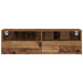 Dulap TV de perete Pe perete 2 pcs Lemn Vechi 100 x 30 x 30 cm - WALTI WALTI