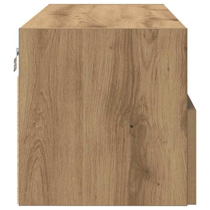 Dulap TV de perete Pe perete stejar artizanal 100 x 30 x 30 cm - WALTI WALTI