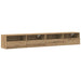 Dulap TV de perete 2 pcs stejar artizanal 100 x 30 x 30 cm - WALTI WALTI