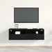 Dulap TV de perete Stejar Negru 100 x 30 x 30 cm Lemn compozit - WALTI WALTI