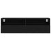 Dulap TV de perete Stejar Negru 100 x 30 x 30 cm Lemn compozit - WALTI WALTI