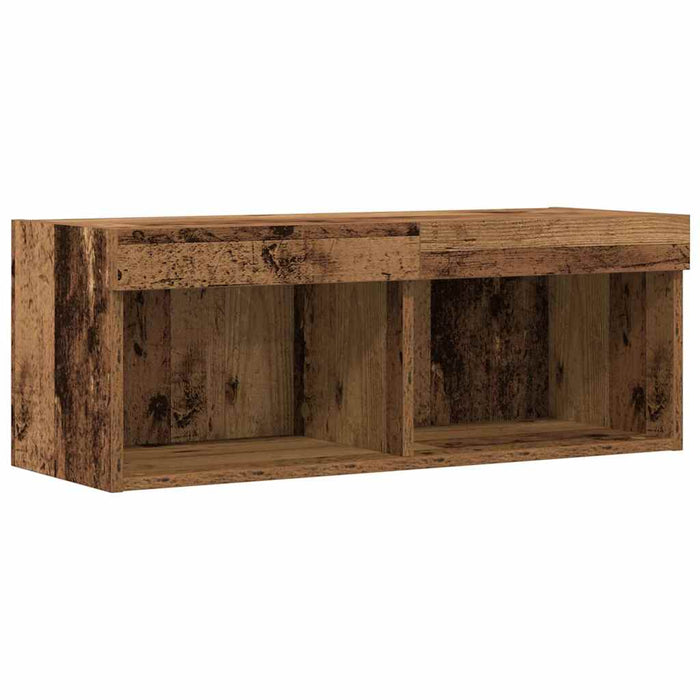 Set comodă TV Lemn vechi 80 x 30 x 30 cm Lemn compozit - WALTI WALTI