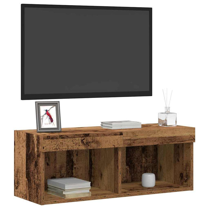 Set comodă TV Lemn vechi 80 x 30 x 30 cm Lemn compozit - WALTI WALTI