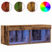 Set comodă TV Lemn vechi 80 x 30 x 30 cm Lemn compozit - WALTI WALTI