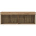 Set comodă TV stejar artizanal 80 x 30 x 30 cm Lemn compozit - WALTI WALTI