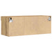 Set comodă TV Pe perete 2 pcs Stejar Artizanal 80 x 30 x 30 cm - WALTI WALTI