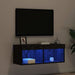 Set comodă TV Stejar Negru 80 x 30 x 30 cm Lemn compozit - WALTI WALTI