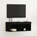 Set comodă TV Stejar Negru 80 x 30 x 30 cm Lemn compozit - WALTI WALTI