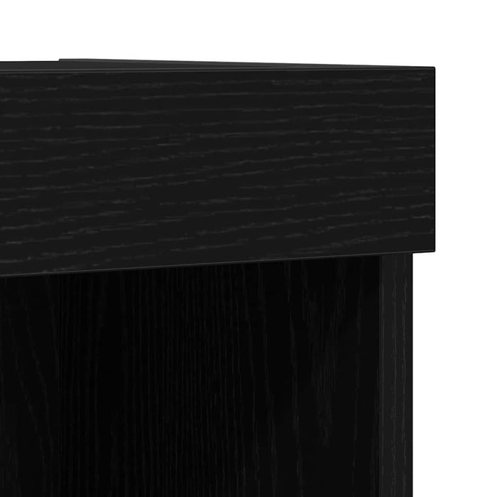 Set comodă TV 2 pcs Stejar negru 80 x 30 x 30 cm Lemn compozit - WALTI WALTI