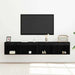 Set comodă TV 2 pcs Stejar negru 80 x 30 x 30 cm Lemn compozit - WALTI WALTI