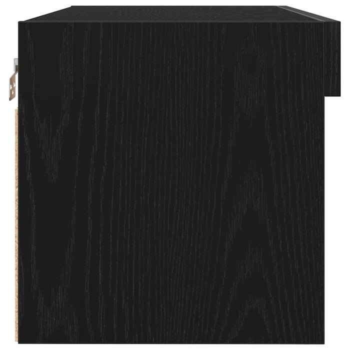 Set comodă TV 2 pcs Stejar negru 80 x 30 x 30 cm Lemn compozit - WALTI WALTI