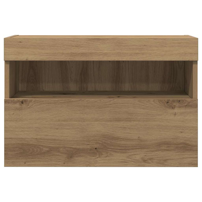 Dulap TV de perete Pe perete stejar artizanal 60 x 30 x 40 cm - WALTI WALTI