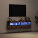 Dulap TV de perete 2 pcs stejar artizanal 60 x 30 x 40 cm - WALTI WALTI