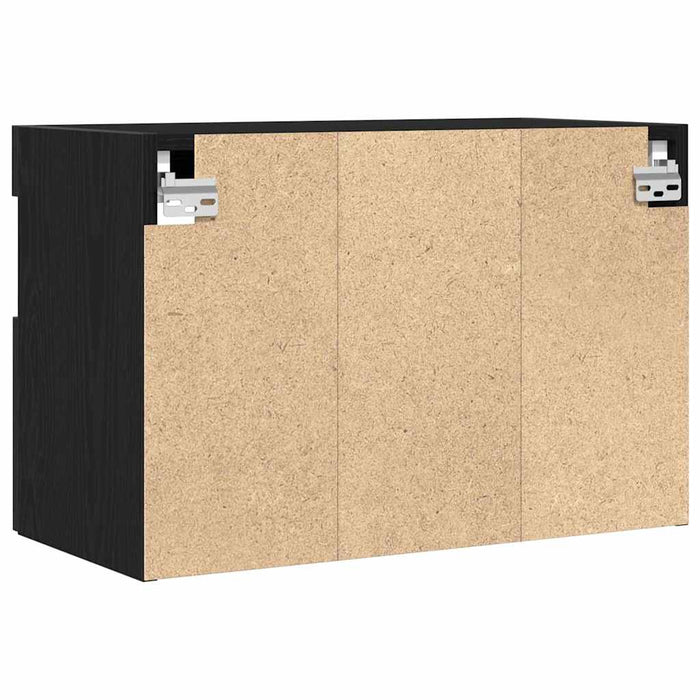 Dulap TV de perete Stejar negru 60 x 30 x 40 cm Lemn compozit - WALTI WALTI