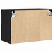 Dulap TV de perete Stejar negru 60 x 30 x 40 cm Lemn compozit - WALTI WALTI