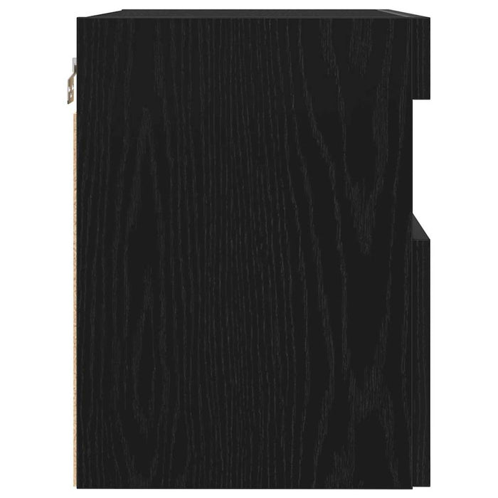 Dulap TV de perete Stejar negru 60 x 30 x 40 cm Lemn compozit - WALTI WALTI