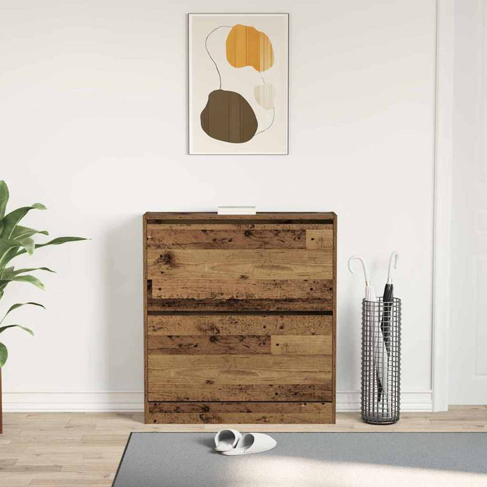 Dulap pentru Încălțăminte cu ușă Lemn vechi 80 x 21 x 87.5 cm - WALTI WALTI