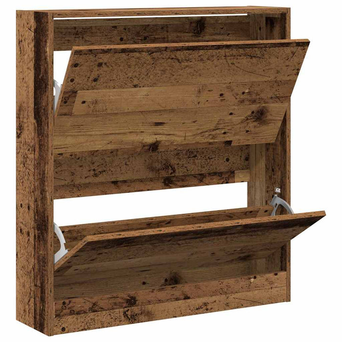 Dulap pentru Încălțăminte cu ușă Lemn vechi 80 x 21 x 87.5 cm - WALTI WALTI