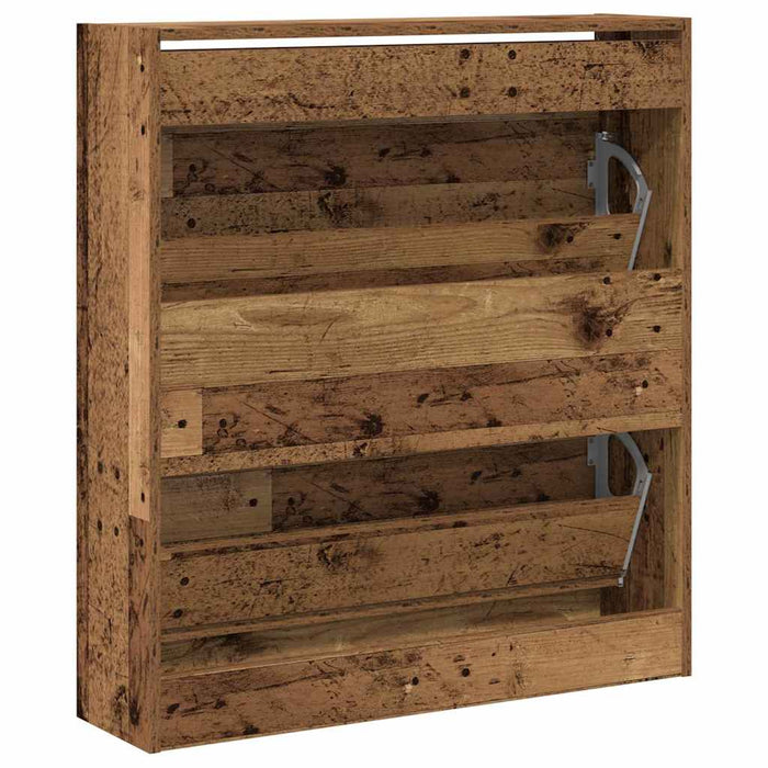 Dulap pentru Încălțăminte cu ușă Lemn vechi 80 x 21 x 87.5 cm - WALTI WALTI