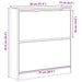 Dulap pentru Încălțăminte cu ușă Lemn vechi 80 x 21 x 87.5 cm - WALTI WALTI
