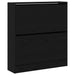 Dulap pentru Încălțăminte cu ușă Stejar negru 80 x 21 x 87.5 cm - WALTI WALTI