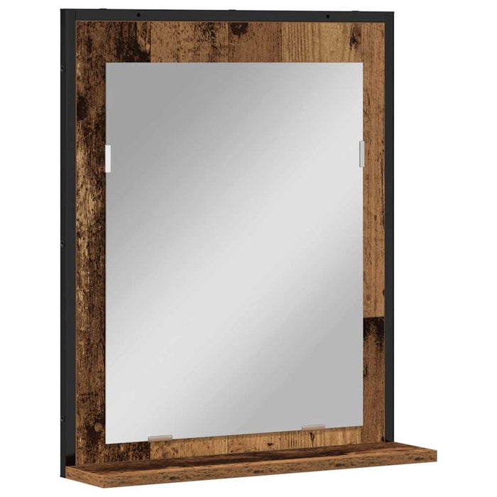 Oglindă pentru baie Lemn vechi 50 x 12 x 60 cm Lemn compozit - WALTI WALTI