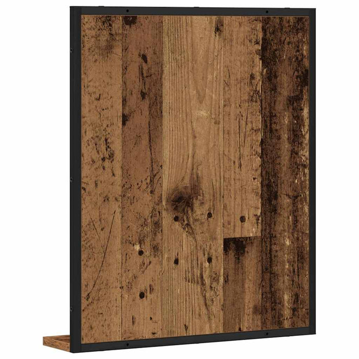 Oglindă pentru baie Lemn vechi 50 x 12 x 60 cm Lemn compozit - WALTI WALTI