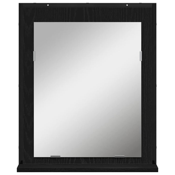 Oglindă pentru baie Stejar negru 50 x 12 x 60 cm Lemn compozit - WALTI WALTI