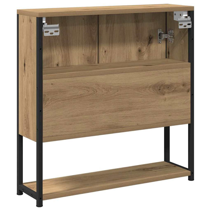 Dulap cu oglindă pentru baie stejar artizanal 60 x 16 x 60 cm - WALTI WALTI