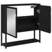 Dulap cu oglindă pentru baie Stejar negru 60 x 16 x 60 cm - WALTI WALTI