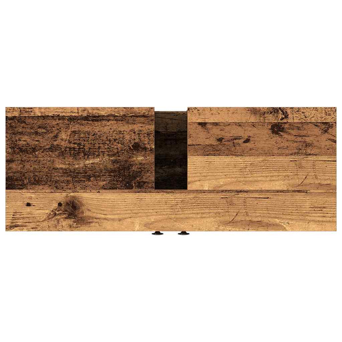 Dulap pentru chiuvetă de baie cu ușă Lemn vechi 80 x 30 x 60 cm - WALTI WALTI