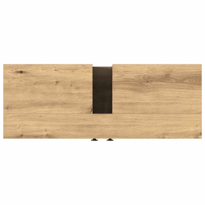 Dulap pentru chiuvetă de baie stejar artizanal 80 x 30 x 60 cm - WALTI WALTI