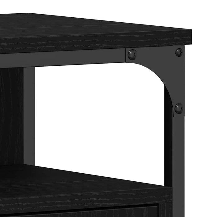 Dulap pentru chiuvetă de baie Stejar negru 80 x 30 x 60 cm - WALTI WALTI