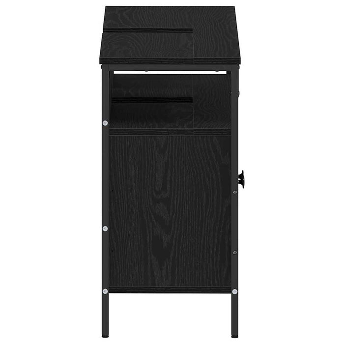 Dulap pentru chiuvetă de baie Stejar negru 80 x 30 x 60 cm - WALTI WALTI