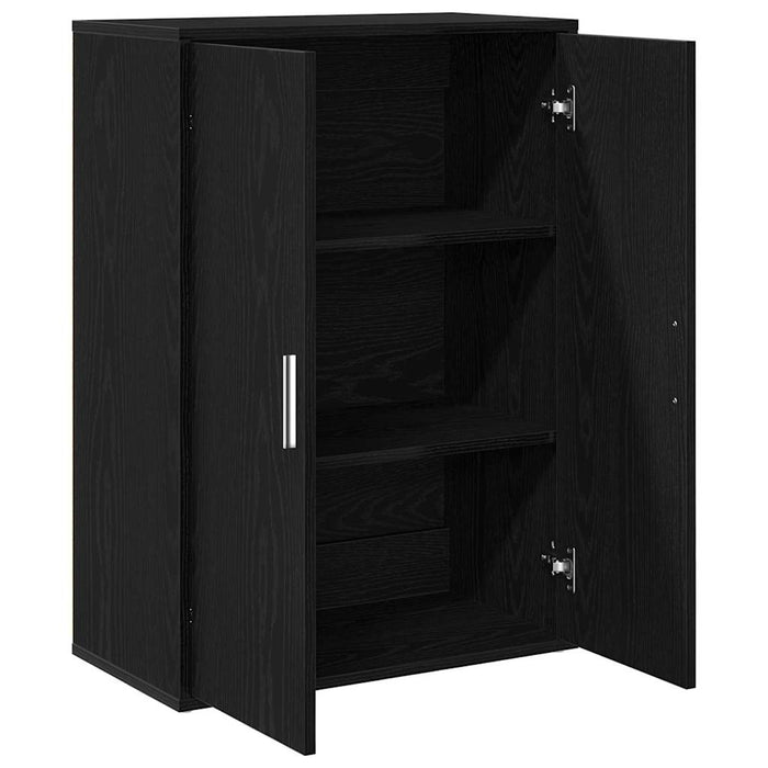 Bufet Stejar Negru 60 x 31 x 84 cm Lemn compozit - WALTI WALTI