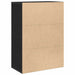 Bufet Stejar Negru 60 x 31 x 84 cm Lemn compozit - WALTI WALTI