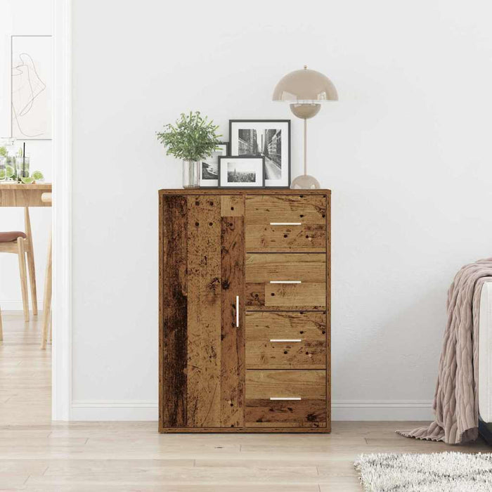 Bufet cu sertar Lemn vechi 60 x 31 x 84 cm Lemn compozit - WALTI WALTI
