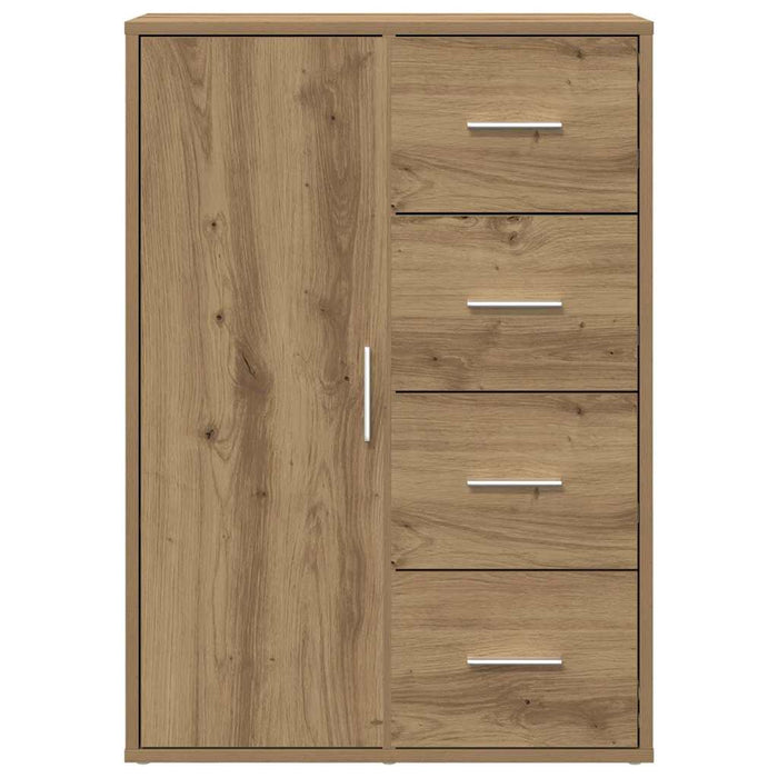 Bufet cu sertar Stejar Artizanal 60 x 31 x 84 cm Lemn compozit - WALTI WALTI