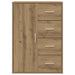 Bufet cu sertar Stejar Artizanal 60 x 31 x 84 cm Lemn compozit - WALTI WALTI