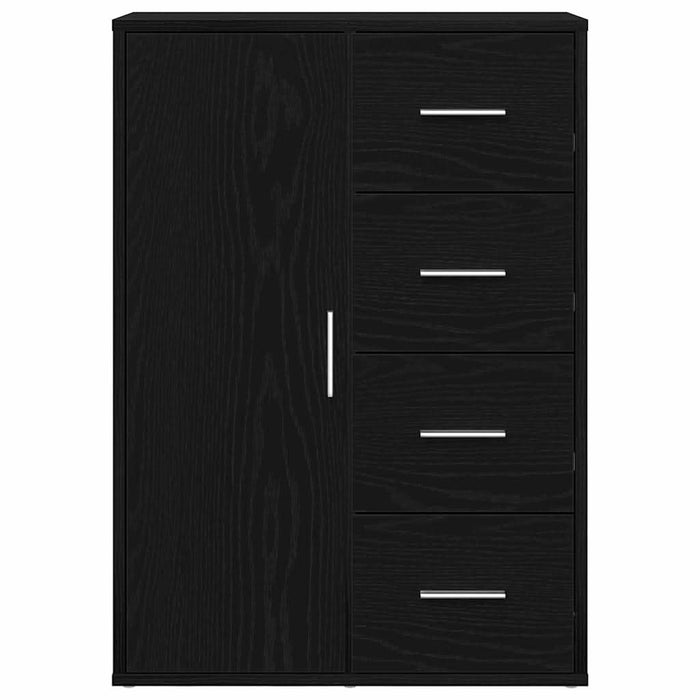 Bufet cu sertar Stejar Negru 60 x 31 x 84 cm Lemn compozit - WALTI WALTI