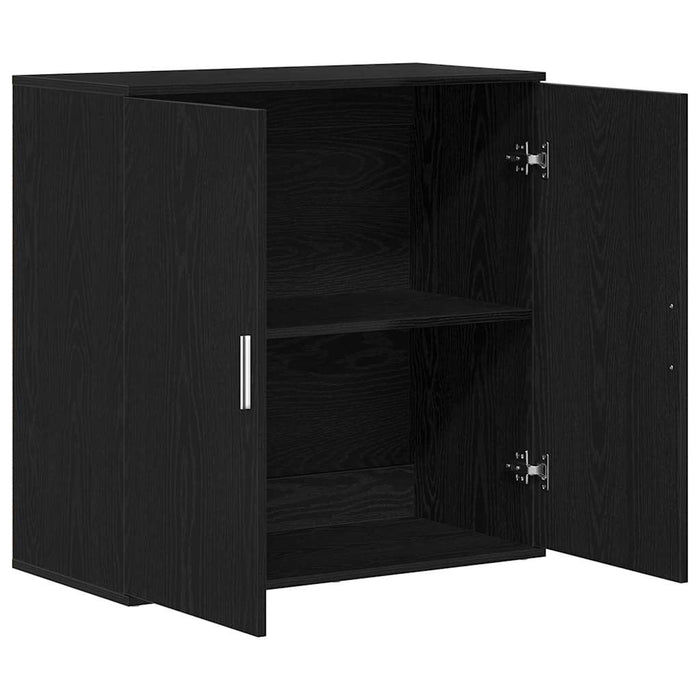 Bufet Stejar Negru 79 x 38 x 80 cm Lemn compozit - WALTI WALTI