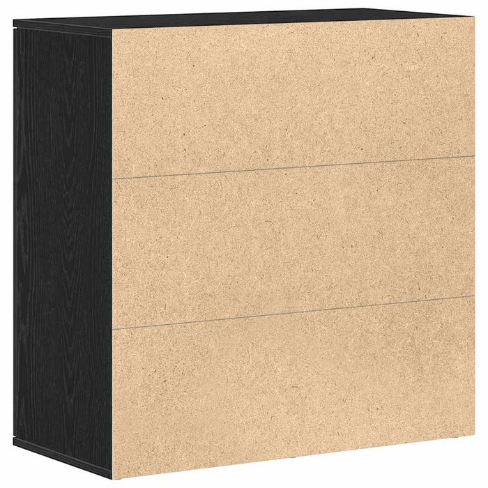 Bufet Stejar Negru 79 x 38 x 80 cm Lemn compozit - WALTI WALTI
