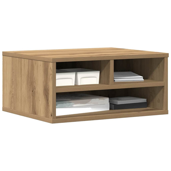 Suport pentru imprimantă Stejar Artizanal 49 x 40 x 22.5 cm - WALTI WALTI