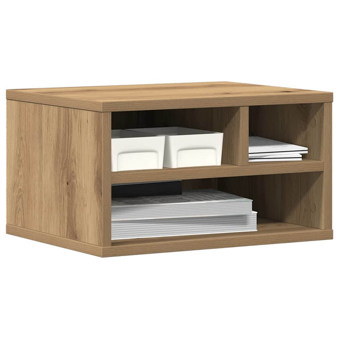 Suport pentru imprimantă Stejar Artizanal 40 x 32 x 22,5 cm - WALTI WALTI